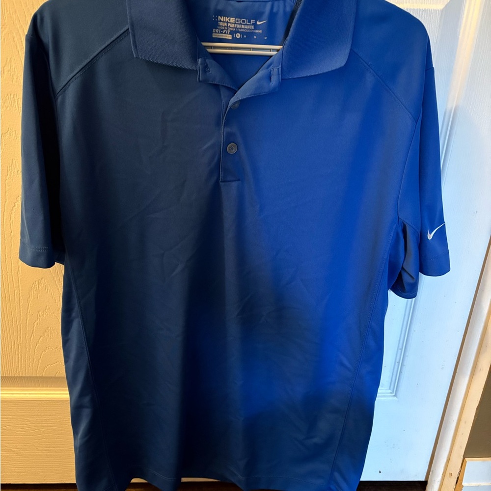 Nike Blue Performance Polo Shirt